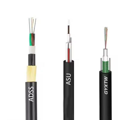 Beli Kabel Serat Optik Sentral Keamanan Tinggi GYXTC8S Kabel Serat Lapis baja online manufacture