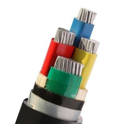 Ukuran yang disesuaikan 4 Inti 6mm 10mm 16mm 25mm 35mm 50mm Cu / PVC / PVC Kabel dengan Tembaga Murni