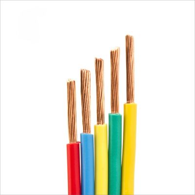 Kabel Isolasi PVC 2.5mm yang disesuaikan Kabel Inti Fleksibel Untuk Kawat Rumah