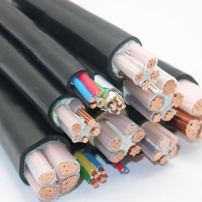 Kabel listrik bawah tanah NYY 5X6mm dengan isolasi PVC 0,6/1 KV dan konduktor tembaga