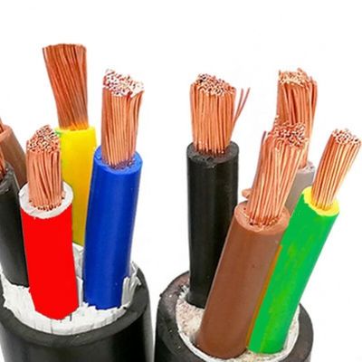 4 inti 1.5mm 2.5mm 4mm 6mm tegangan rendah PVC terisolasi dan terbungkus kabel listrik