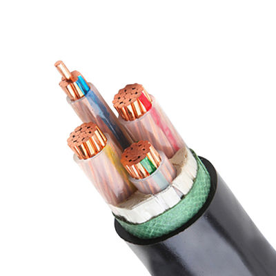 Panas Panjang yang Disesuaikan 0,6/1kv XLPE Terisolasi PVC Sheathed Cu Conductor 4X25 1X16mm