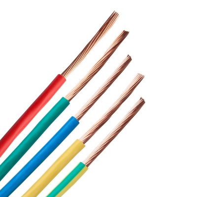 Konstruksi Single Core Copper Wire BV 10mm XLPE Kabel Untuk Underground