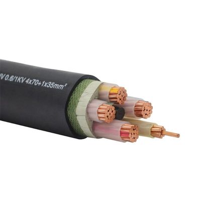 Kabel listrik YJV22 bersertifikat CE dengan Isolasi XLPE dan Tegangan Nominal 0,6/1KV