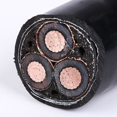 Kabel listrik bawah tanah lapis baja 400sqmm 3X16 PVC terisolasi Disesuaikan