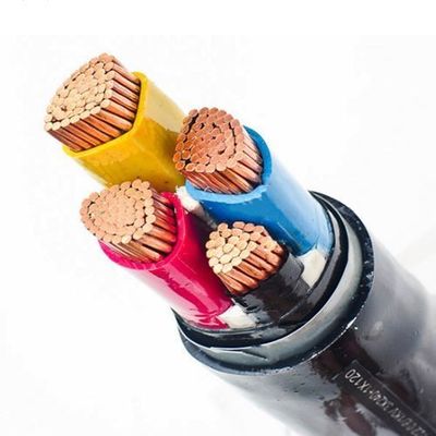 3 inti 150mm2 kabel tegangan rendah XLPE terisolasi kabel listrik lapis baja