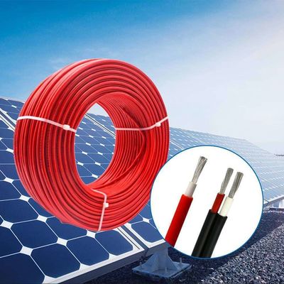 GB Standard Electronic PV Solar Cable H1Z2Z2-K Dengan Konduktor Tembaga Kaleng