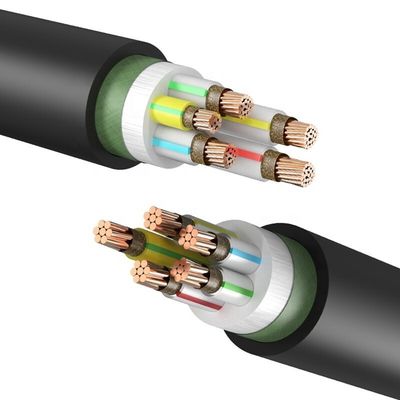 Transmisi Daya Tegangan Tinggi Terisolasi PVC Jacket Kawat dan Kabel Tembaga 0.6/1KV