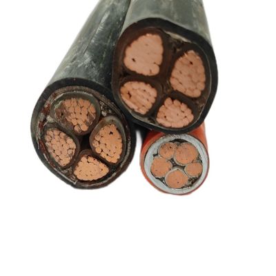 0.6/1kv YJV Tegangan Rendah Kabel Listrik Tilu Inti Tembaga Industri untuk Ukuran Disesuaikan