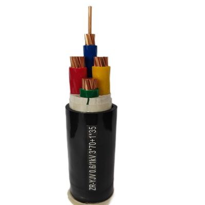 Kabel listrik NYY 600/1000V LSZH Indoor Outdoor PVC Insulated NYM NYY-J dengan Sertifikat CE untuk Standar BS6746