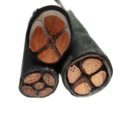 4x10mm2 NYY PVC Low Voltage XLPE Power Cable untuk konstruksi dan aplikasi surya