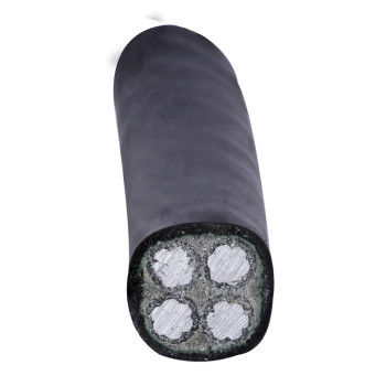 240mm Aluminium XLPE 4 Core Armored Kabel Untuk Konstruksi Industri
