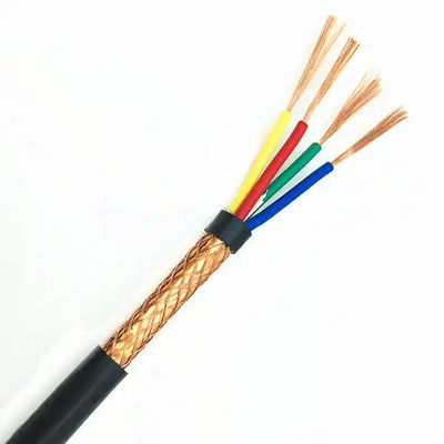 Kabel listrik berlapis abu-abu tanpa armor Aluminium Foil Shielding PVC Sheath